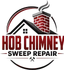 HOB Chimney logo: a red brick chimney on a roofline